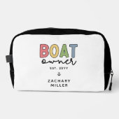 Custom Boat Owner set New Boat Owner Gifts Toilettasje (Voorkant)