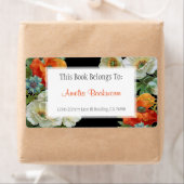 Custom boek behoort tot papaver korenbloemen label (Insitu)