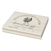 Custom Boerderij Egg Carton laid Telefooninfo Rubberstempel (Stempel)