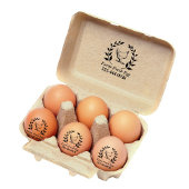 Custom Boerderij Fresh Egg Zelfinkt Ronde stempel