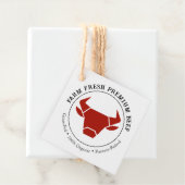 Custom Boerderij Fresh Premium Beef Business Label (In situ)