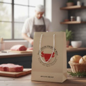 Custom Boerderij Fresh Premium Beef Business Logo Medium Cadeauzakje