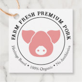 Custom Boerderij Fresh Premium Pork Business Label (Voorkant)