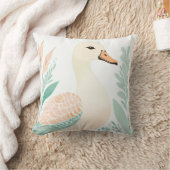 Custom Boho Goose Kussen Pastel Groen (Deken)