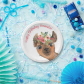 Custom Boho Llama Papieren Bordje (Feest)