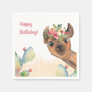 Custom Boho Llama Servet