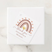 Custom Boho Rainbow Baby shower Dank u Bedankjes Labels (In situ)