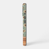 Custom Boho Sunflowers Wood Effect iPhone 16 Hoesje (Linkerkant)