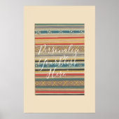 CUSTOM Bold Geometric Japanese Pattern Print (Voorkant)