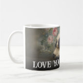 Custom Bold Love You Grandma One Photo Modern Coff Koffiemok (Links)