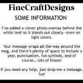 Custom Bold Love You Grandma One Photo Modern Koffiemok