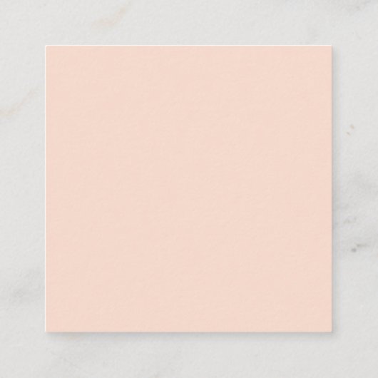 Custom Bold Minimal Company Logo Modern QR-code Vierkante Visitekaartje (Achterkant)