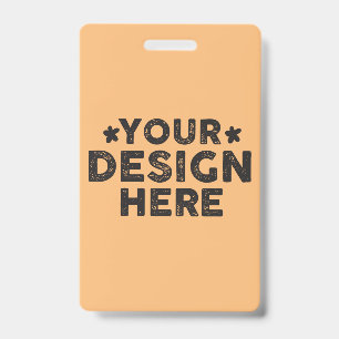 Custom Bold Zeg Hun Naam ontwerp voor mannen Badge