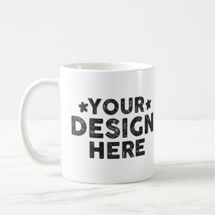 Custom Bold Zeg Hun Naam ontwerp voor mannen Koffiemok