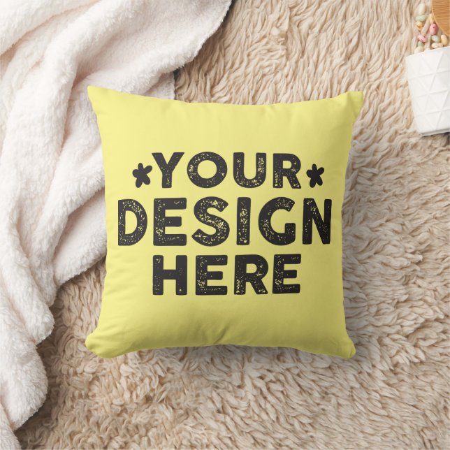 Custom Bold Zeg Hun Naam Ontwerp Voor Mannen Kussen (Deken)