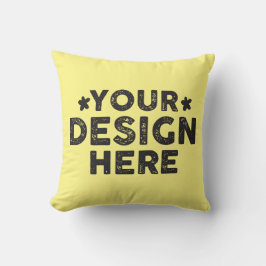 Custom Bold Zeg Hun Naam Ontwerp Voor Mannen Kussen