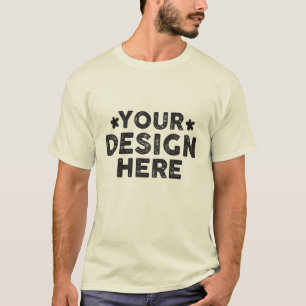 Custom Bold Zeg Hun Naam ontwerp voor mannen T-shirt