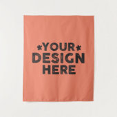 Custom Bold Zeg Hun Naam ontwerp voor mannen Wandkleed (Voorkant)