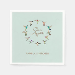 Custom Bon Appétit California Kolibries Servet