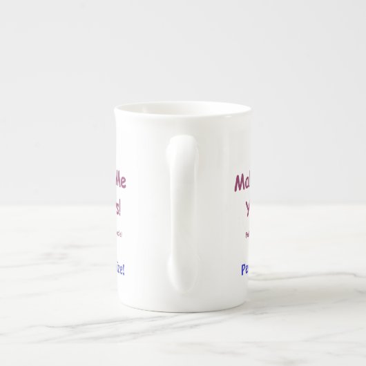 Custom Bone China Mok om 20 oz aan te passen (Achterkant)