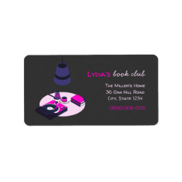 Custom Book Club Address Labels