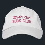 Custom Book Club Name Geborduurde Pet<br><div class="desc">Show off your love of reading (and your favorite reading crew) with this custom embroidered book club hat! Personalized with your book club name or any custom text, this hat is the perfect blend of cozy, casual, and bookish style. Use Zazzle’s easy design tools to choose your preferred fonts and...</div>