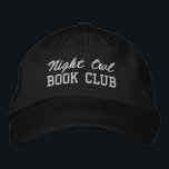 Custom Book Club Name Geborduurde Pet<br><div class="desc">Show off your love of reading (and your favorite reading crew) with this custom embroidered book club hat! Personalized with your book club name or any custom text, this hat is the perfect blend of cozy, casual, and bookish style. Use Zazzle’s easy design tools to choose your preferred fonts and...</div>