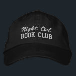 Custom Book Club Name Geborduurde Pet<br><div class="desc">Show off your love of reading (and your favorite reading crew) with this custom embroidered book club hat! Personalized with your book club name or any custom text, this hat is the perfect blend of cozy, casual, and bookish style. Use Zazzle’s easy design tools to choose your preferred fonts and...</div>