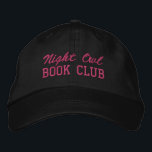 Custom Book Club Name Geborduurde Pet<br><div class="desc">Show off your love of reading (and your favorite reading crew) with this custom embroidered book club hat! Personalized with your book club name or any custom text, this hat is the perfect blend of cozy, casual, and bookish style. Use Zazzle’s easy design tools to choose your preferred fonts and...</div>