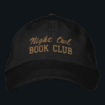 Custom Book Club Name Geborduurde Pet<br><div class="desc">Show off your love of reading (and your favorite reading crew) with this custom embroidered book club hat! Personalized with your book club name or any custom text, this hat is the perfect blend of cozy, casual, and bookish style. Use Zazzle’s easy design tools to choose your preferred fonts and...</div>