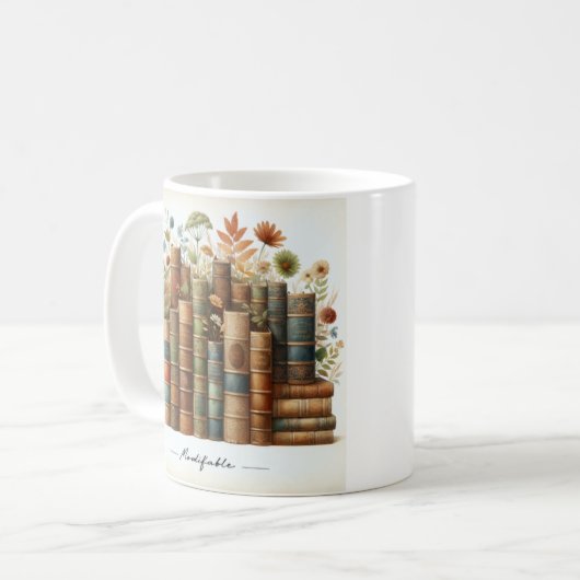 Custom Book koffie Mok, Ontwerp uw eigen Mok, Koffiemok (Voorkant links)