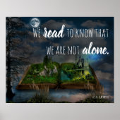 Custom Book Lover C.S. Lewis Poster (Voorkant)