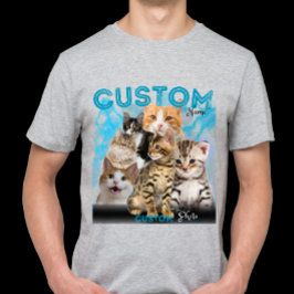 Custom Bootleg  Cat T-shirt