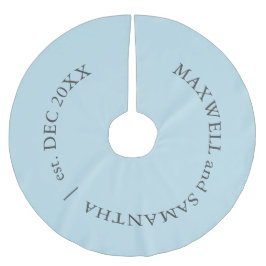 Custom Bord Blauw Kerstboom Rok