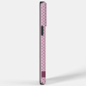 Custom Bord Lavendel Paarse pastel roze polka dot Case-Mate iPhone Case (Achterkant / Rechts)