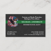 Custom Border Patrol Militaire Politie Federale Lo Visitekaartje (Voorkant)