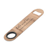 Custom Bottle Opener – Personalized with Name Speed Flessenopener (Voorkant Gekanteld)