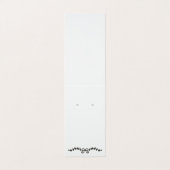 Custom Bow Leaf Zelfstandige Oorbel Display Kaart Visitekaartje (Buitenkant ongevouwen)