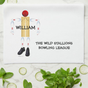 Custom Bowling League Theedoek