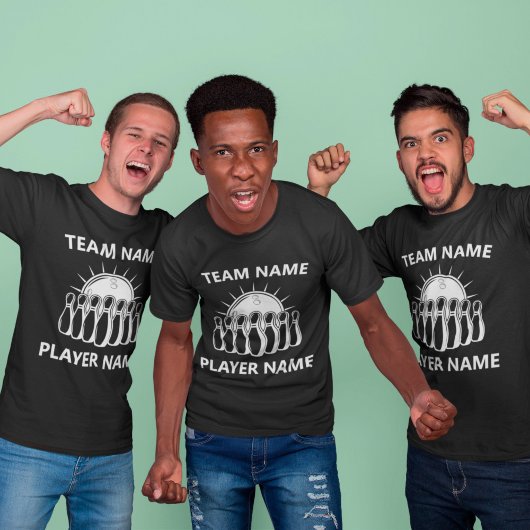 Custom Bowling Team T-shirt