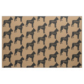 Custom Boxer Dog Fabric Stof (Fat Quarter)