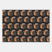 Custom Boxer Hond Foto Verjaardagsfeest Inpakpapier Vel (Voorkant)