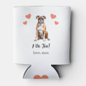 Custom Boxer Pet Wedding Koelbox Blikjeskoeler (Voorkant)
