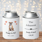 Custom Boxer Pet Wedding Koelbox Blikjeskoeler