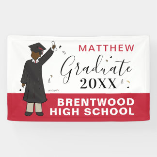 Custom Boy Avatar | Banner voor Afstuderen op de m