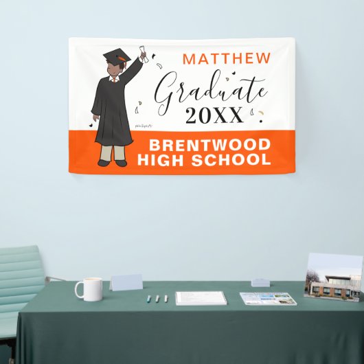 Custom Boy Avatar | Banner voor Afstuderen op de m (Beurs)