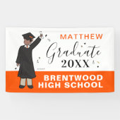 Custom Boy Avatar | Banner voor Afstuderen op de m (Horizontaal)