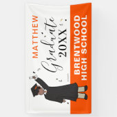 Custom Boy Avatar | Banner voor Afstuderen op de m (Verticaal)