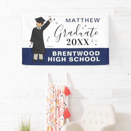 Custom Boy Avatar | Banner voor Afstuderen op de m (Insitu)