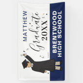 Custom Boy Avatar | Banner voor Afstuderen op de m (Verticaal)